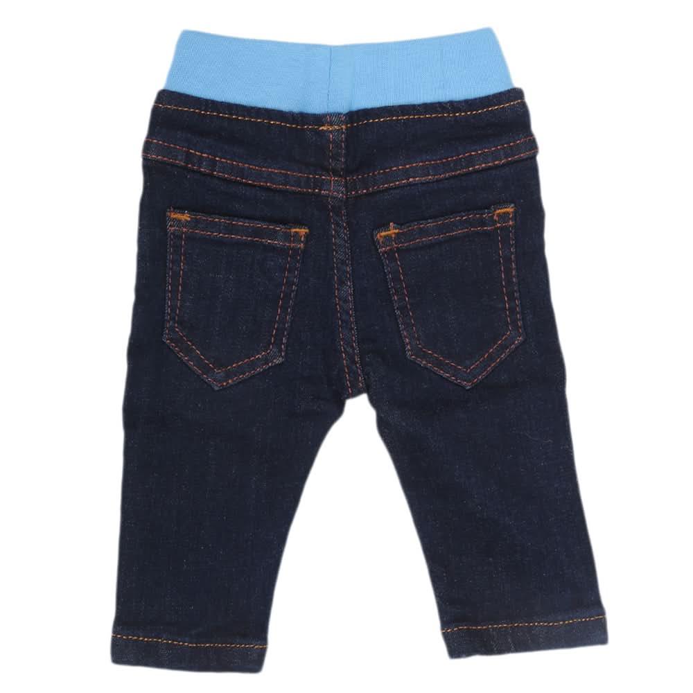 Newborn Boys Denim Pant C-20 - Dark Blue, Kids, NB Boys Shorts And Pants, Chase Value, Chase Value