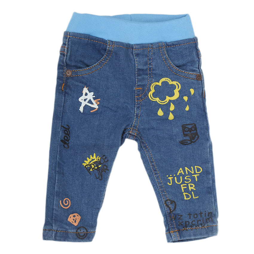 Newborn Boys Denim Pant C-20 - Blue, Kids, NB Boys Shorts And Pants, Chase Value, Chase Value