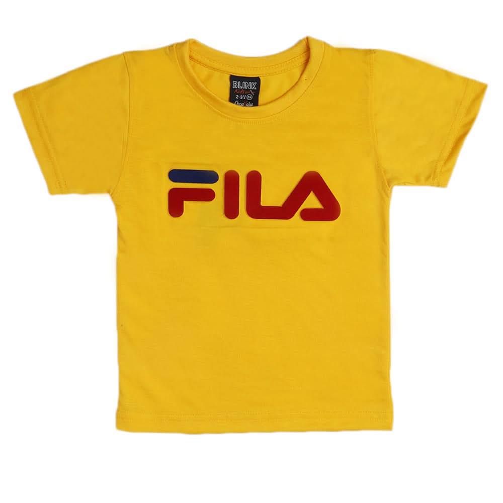 Boys Half Sleeves T-shirt - Yellow, Boys T-Shirts, Chase Value, Chase Value