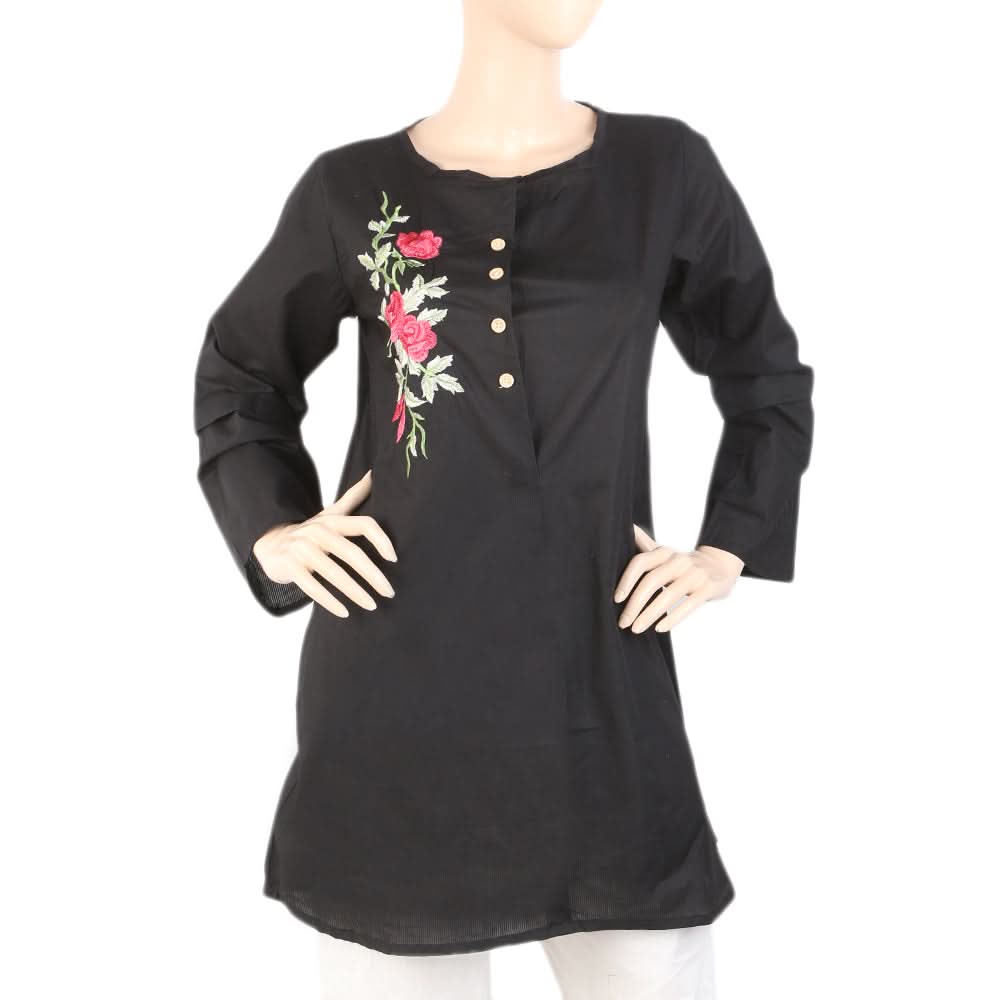 Women's Kurti - Black, Women, Ready Kurtis, Chase Value, Chase Value