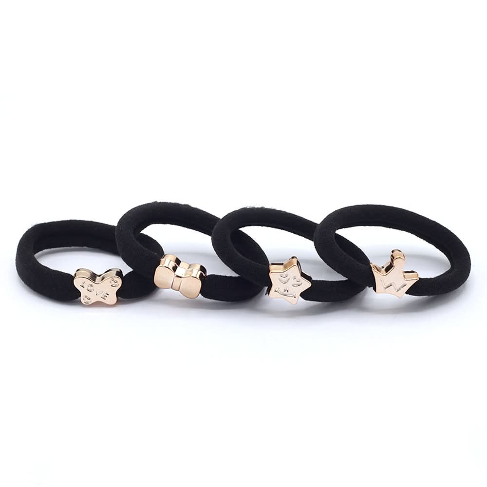 Girls Hair Pony - Black, Girls Hair Accessories, Chase Value, Chase Value