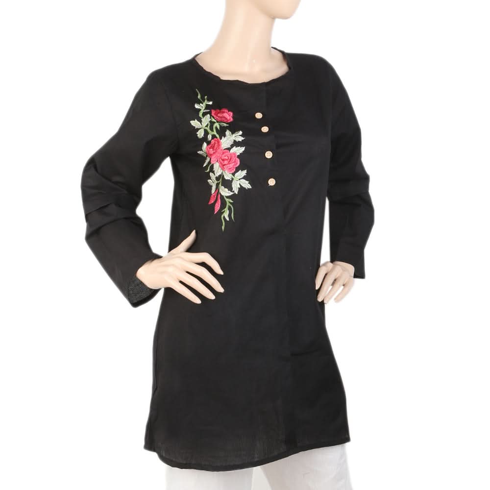 Women's Kurti - Black, Women, Ready Kurtis, Chase Value, Chase Value