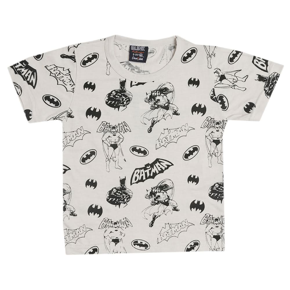 Boys Half Sleeves T-shirt - Light Grey, Boys T-Shirts, Chase Value, Chase Value
