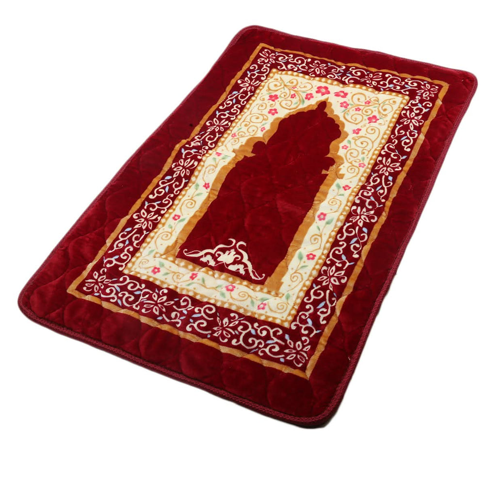 Ja-e-Namaaz Foam Printed New 1099 - Maroon, Home & Lifestyle, Mats, Chase Value, Chase Value