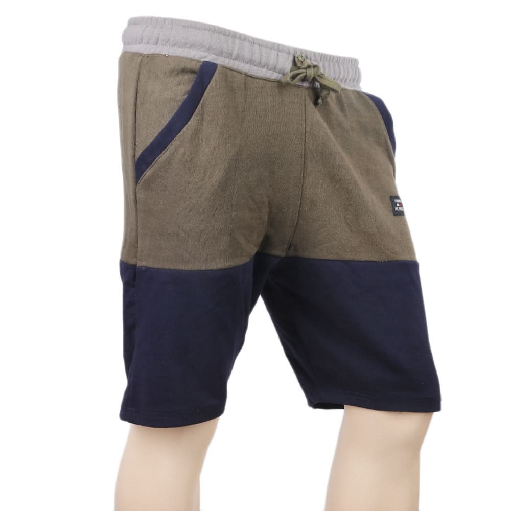 Men's Knitted Fancy Short - Olive Green, Men, Shorts, Chase Value, Chase Value