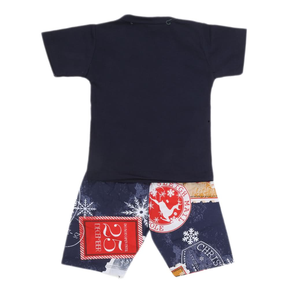Boys Half Sleeves 2 Piece Suit - Navy Blue, Kids, Boys Sets And Suits, Chase Value, Chase Value