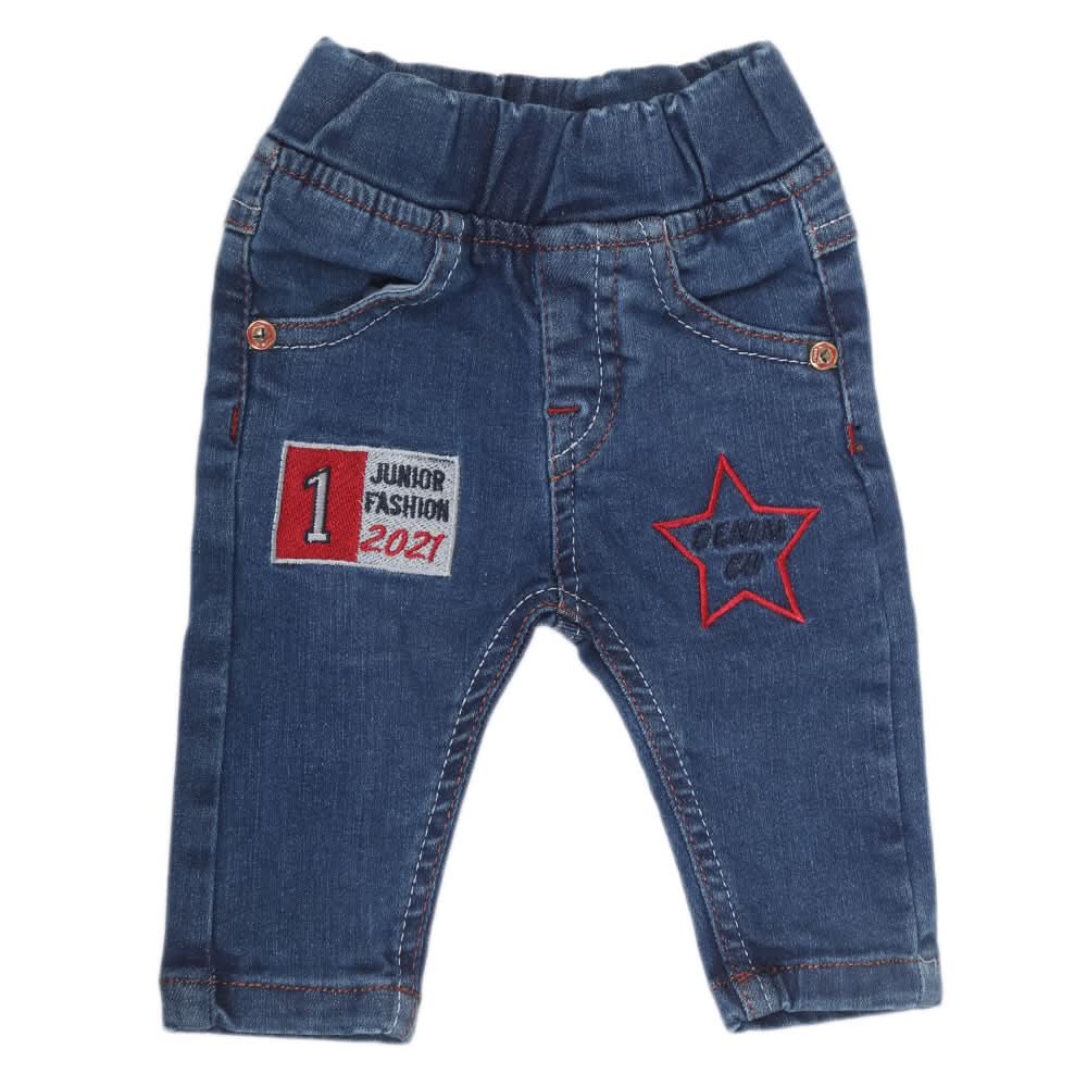 Newborn Boys Denim Pant - Blue, Kids, NB Boys Shorts And Pants, Chase Value, Chase Value