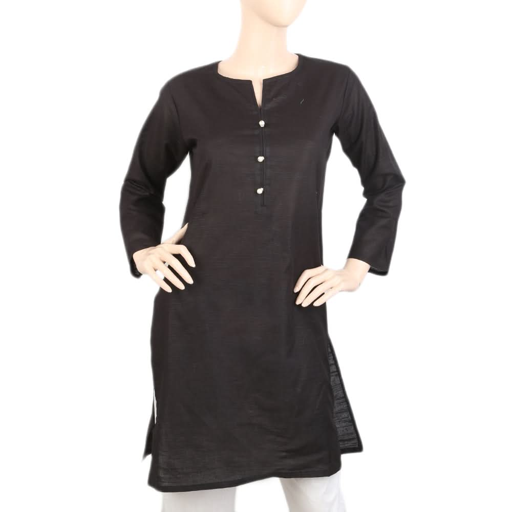 Women's Kurti - Black, Women, Ready Kurtis, Chase Value, Chase Value