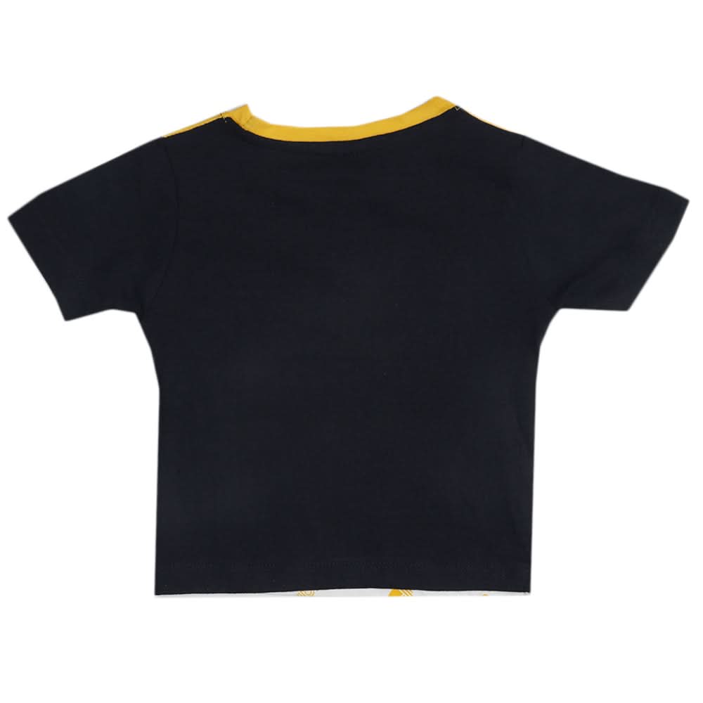Boys Half Sleeves T-Shirt - Yellow, Boys T-Shirts, Chase Value, Chase Value