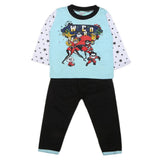 Boys Full Sleeves 2 Pcs Suit - Light Blue, Kids, Boys Sets And Suits, Chase Value, Chase Value