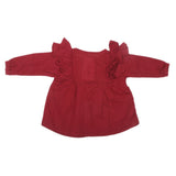 Newborn Girls Frock-A.F 4008-Maroon, Kids, NB Girls Frocks, Chase Value, Chase Value