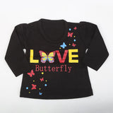 Newborn Girls Full Sleeves T-Shirt - Black, Kids, NB Girls T-Shirts, Chase Value, Chase Value