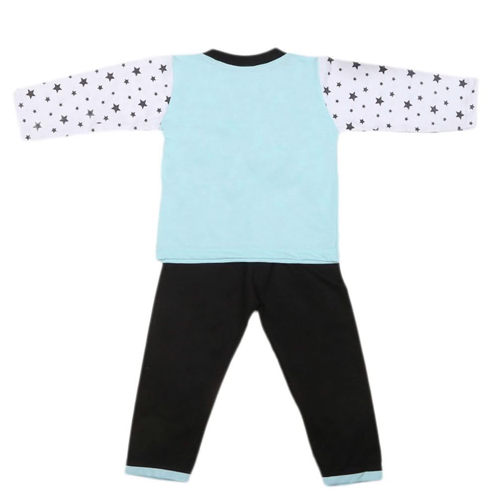 Boys Full Sleeves 2 Pcs Suit - Light Blue, Kids, Boys Sets And Suits, Chase Value, Chase Value