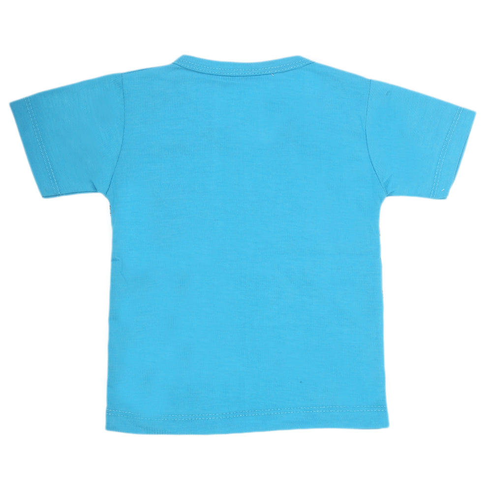 Boys Half Sleeves T-Shirt - Blue, Kids, Boys T-Shirts, Chase Value, Chase Value