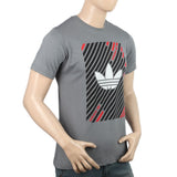 Men's Half Sleeves Printed T-Shirt - Grey, Men, T-Shirts And Polos, Chase Value, Chase Value