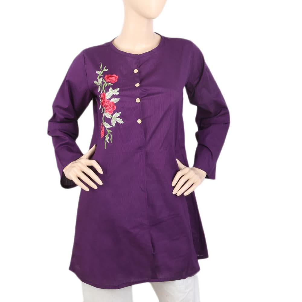 Women's Kurti - Purple, Women, Ready Kurtis, Chase Value, Chase Value