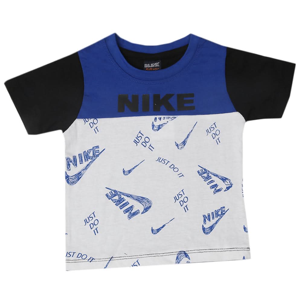 Boys Half Sleeves T-Shirt - Royal Blue, Boys T-Shirts, Chase Value, Chase Value