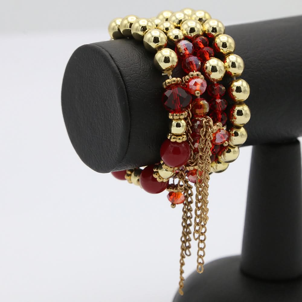 Women's Bracelet - Red, Women, Bangles & Bracelets, Chase Value, Chase Value