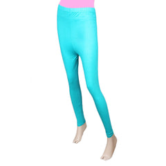 Women's Plain Tights - Sea Green, Women, Pants & Tights, Chase Value, Chase Value