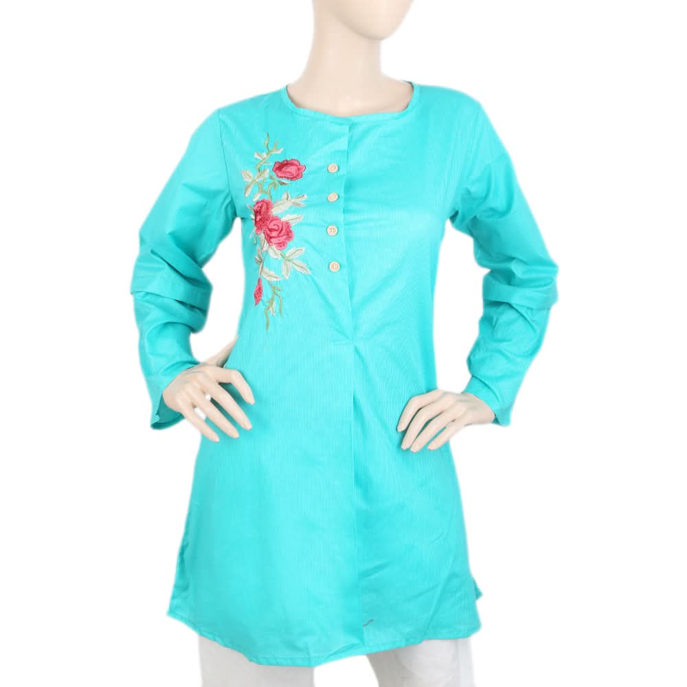 Women's Kurti - Sea Green, Women, Ready Kurtis, Chase Value, Chase Value