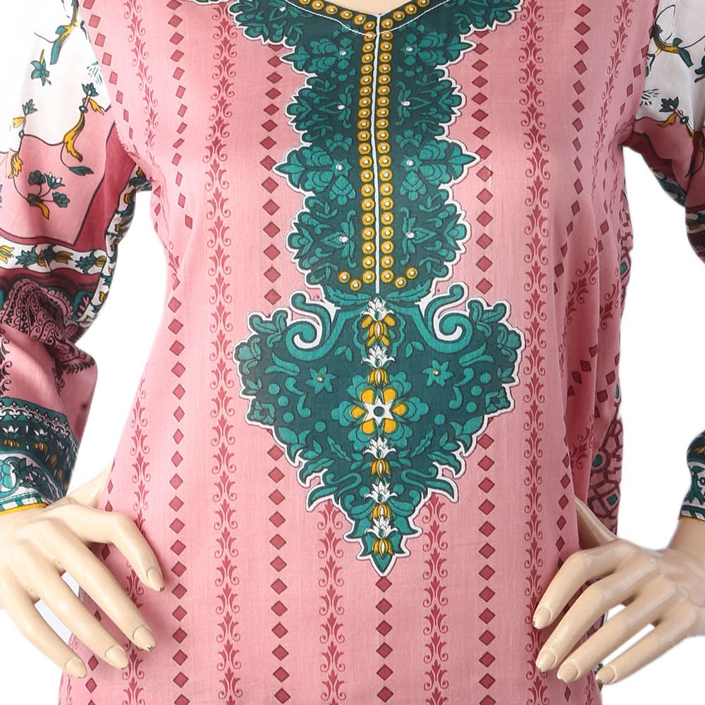 Karizma Chahat Printed Lawn 3 Pcs Unstitched Suit - H, Women, 3Pcs Shalwar Suit, United Textiles, Chase Value