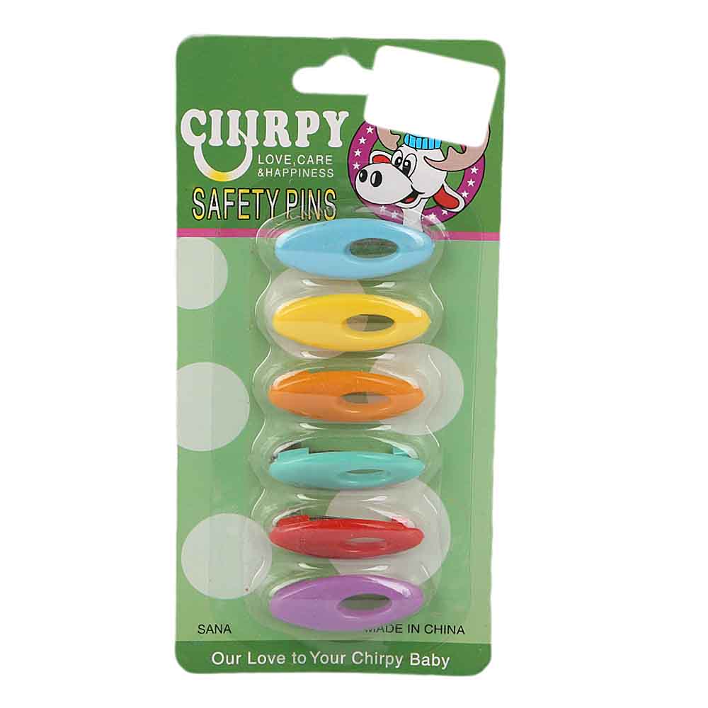 Girl Scarf Pins 6 Pcs - Multi, Kids, Hair Accessories, Chase Value, Chase Value