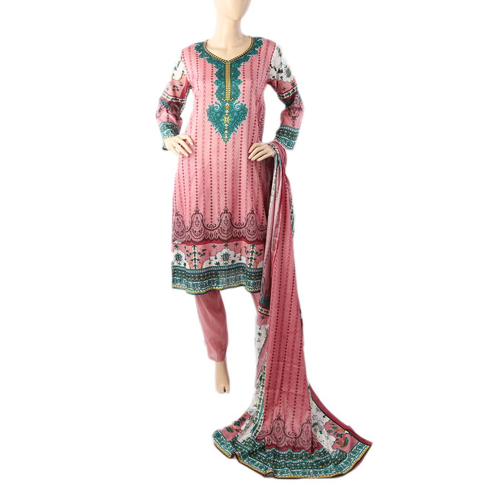 Karizma Chahat Printed Lawn 3 Pcs Unstitched Suit - H, Women, 3Pcs Shalwar Suit, United Textiles, Chase Value
