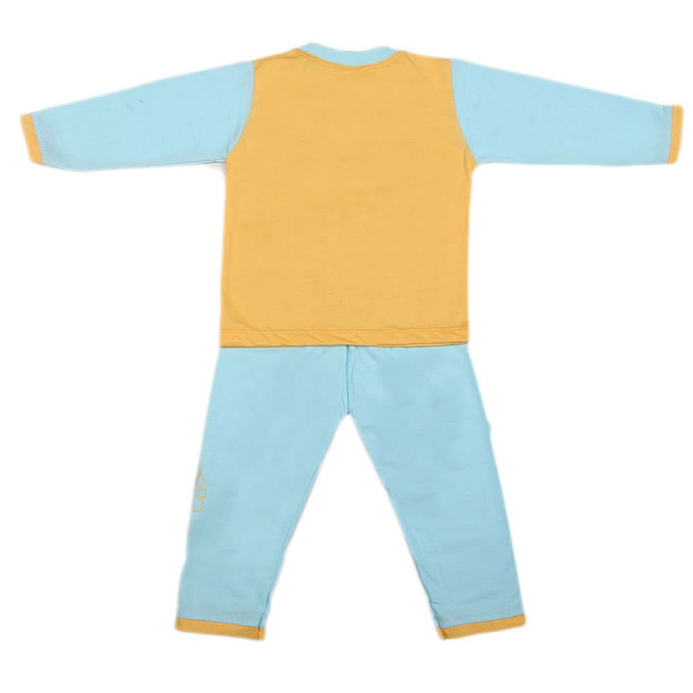 Boys Full Sleeves 2 Pcs Suit - Yellow, Kids, Boys Sets And Suits, Chase Value, Chase Value