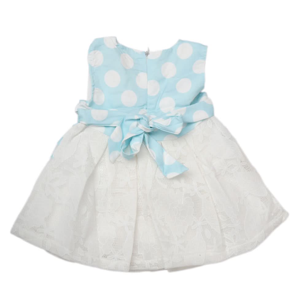 Newborn Fancy Frocks JB800-848 305 - Sky Blue, Kids, NB Girls Frocks, Chase Value, Chase Value