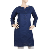 Women's Kurti - Navy Blue, Women, Ready Kurtis, Chase Value, Chase Value
