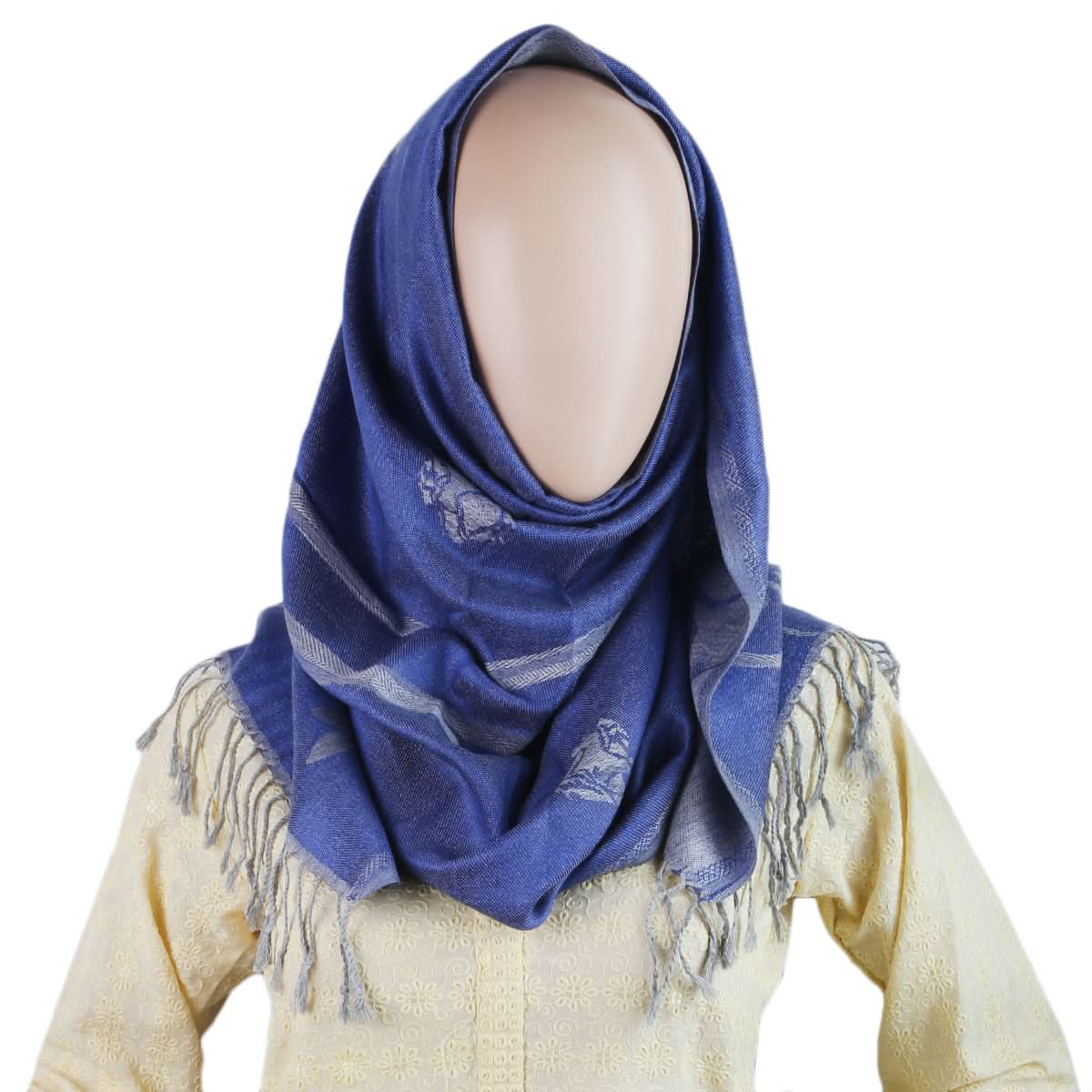 Women Winter Plain Scarf - X1 - Royal Blue, Women, Shawls And Scarves, Chase Value, Chase Value