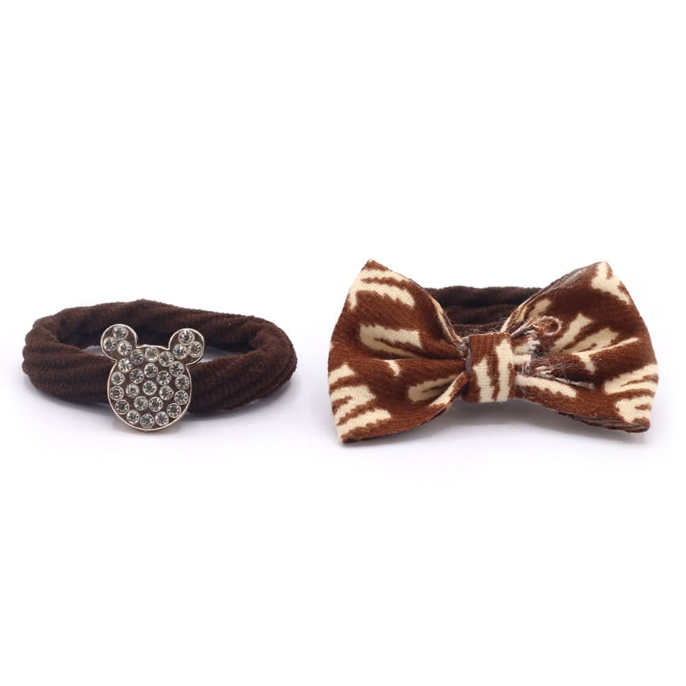 Girls Hair Pony - Dark Brown, Girls Hair Accessories, Chase Value, Chase Value