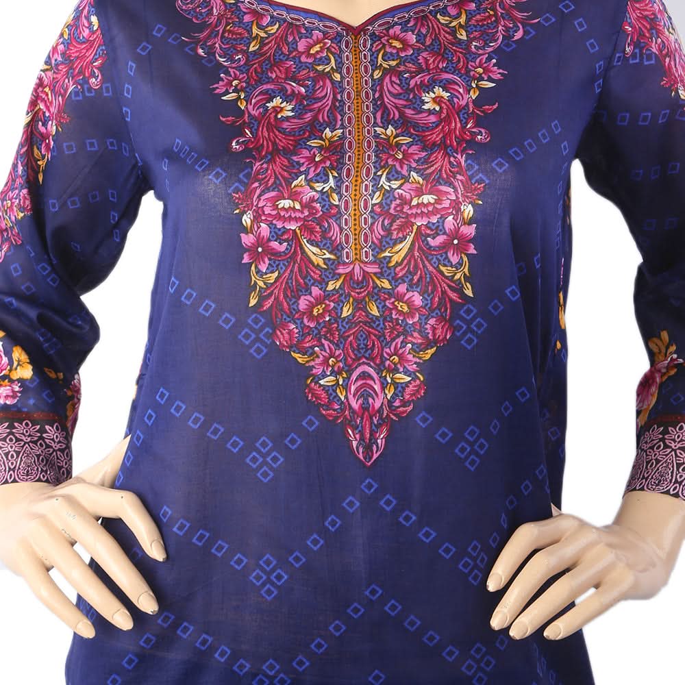 Karizma Chahat Printed Lawn 3 Pcs Unstitched Suit - E, Women, 3Pcs Shalwar Suit, United Textiles, Chase Value