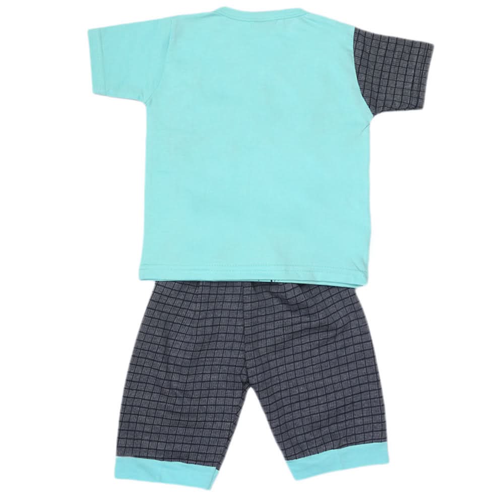 Boys 2 Pcs Suit Half Sleeves - Blue, Kids, Boys Sets And Suits, Chase Value, Chase Value