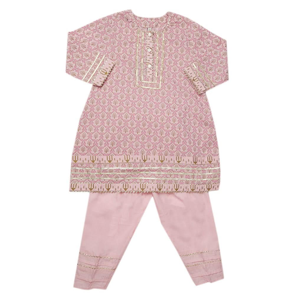 Girls Shalwar Suit - Pink, Girls Shalwar Kameez, Chase Value, Chase Value