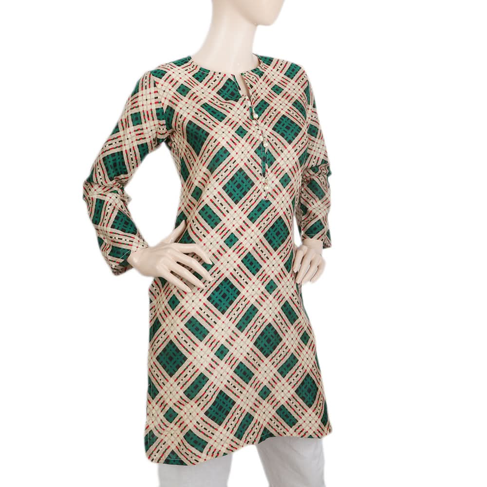 Women's Kurti - Beige, Women, Ready Kurtis, Chase Value, Chase Value