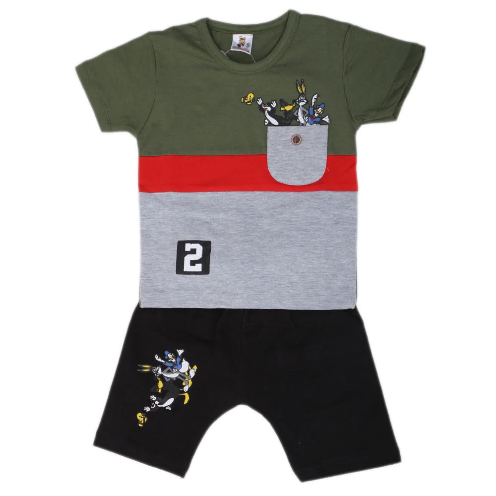 Newborn Boys Suit - Olive Green, Kids, NB Boys Sets And Suits, Chase Value, Chase Value