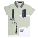 Boys Half Sleeves Round Neck T-Shirt - Light Green, Kids, Boys T-Shirts, Chase Value, Chase Value