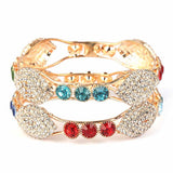 Women's Stone Bangle 2 Pcs  - Multi, Women, Bangles & Bracelets, Chase Value, Chase Value