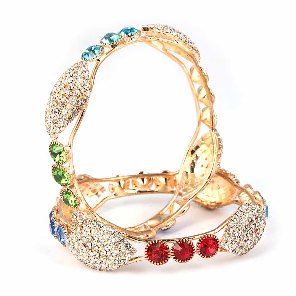 Women's Stone Bangle 2 Pcs  - Multi, Women, Bangles & Bracelets, Chase Value, Chase Value