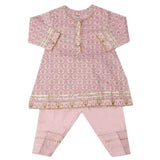 Girls Shalwar Suit - Pink, Kids, Girls Sets And Suits, Chase Value, Chase Value