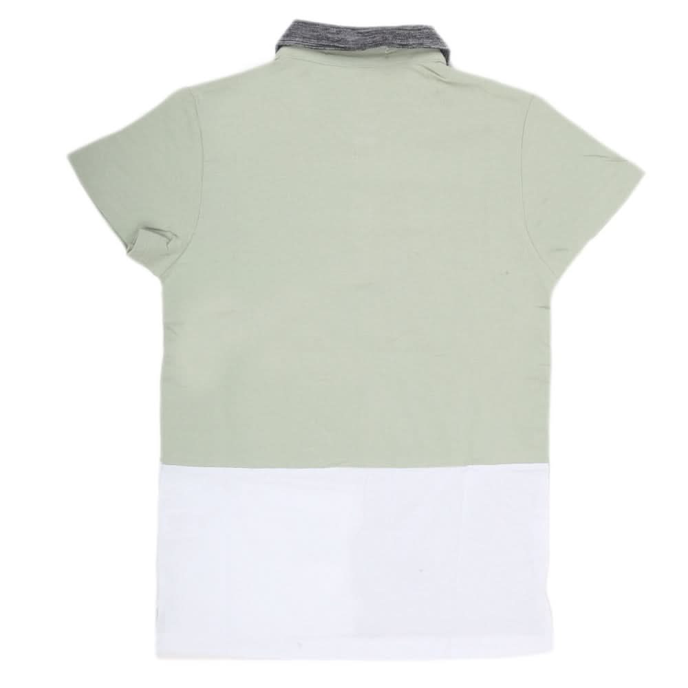 Boys Half Sleeves Round Neck T-Shirt - Light Green, Kids, Boys T-Shirts, Chase Value, Chase Value