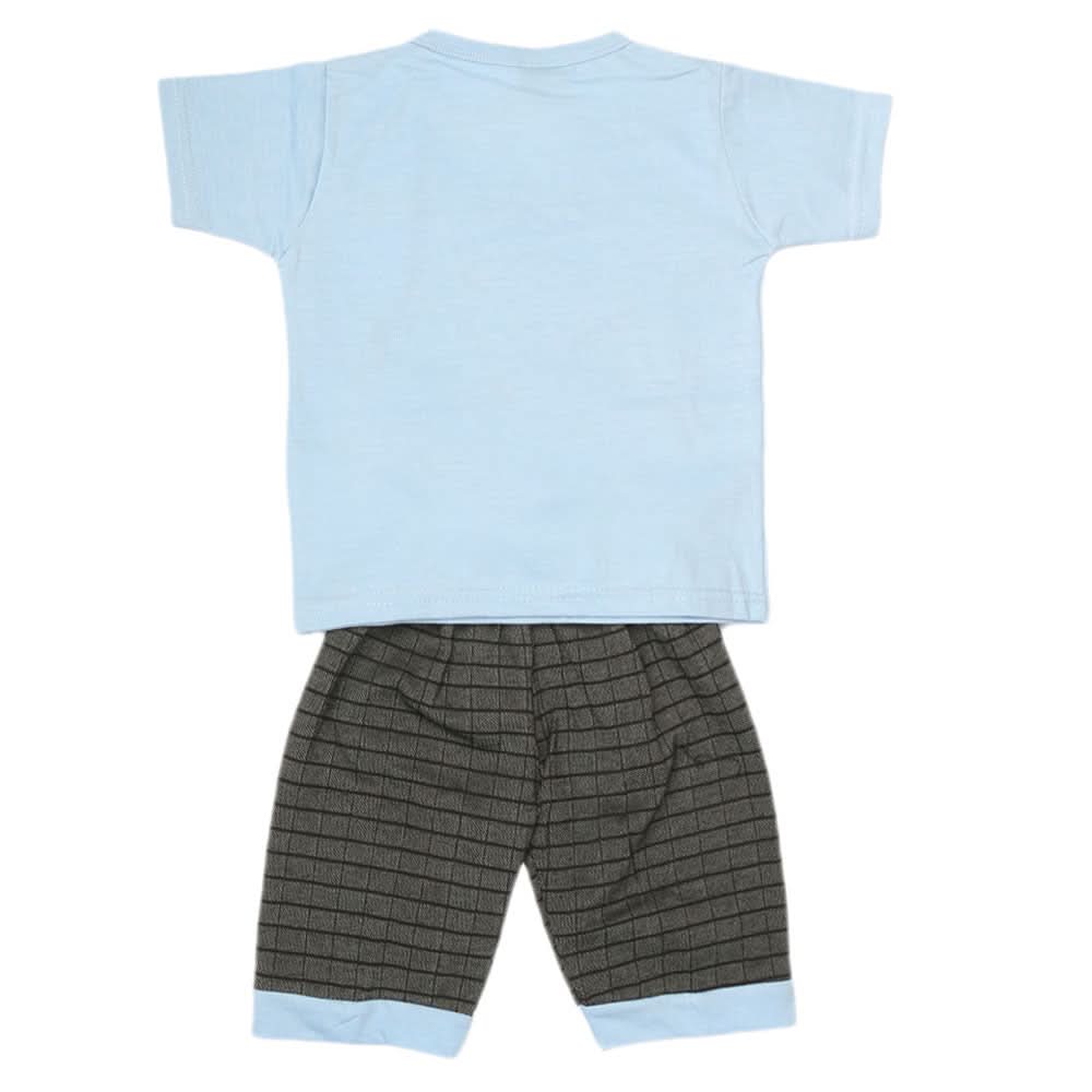 Boys 2 Pcs Suit Half Sleeves - Blue, Kids, Boys Sets And Suits, Chase Value, Chase Value