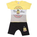 Newborn Boys Half Sleeves Suit - Yellow, Kids, Newborn Boys Sets And Suits, Chase Value, Chase Value