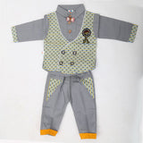 Newborn Boys Full Sleeves Suit - Grey, Kids, NB Boys Sets And Suits, Chase Value, Chase Value