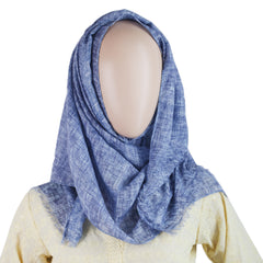 Women Lawn Scarf - T1 - Blue, Women, Shawls And Scarves, Chase Value, Chase Value