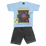 Boys 2 Pcs Suit Half Sleeves - Blue, Kids, Boys Sets And Suits, Chase Value, Chase Value