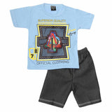 Boys 2 Pcs Suit Half Sleeves - Blue, Kids, Boys Sets And Suits, Chase Value, Chase Value