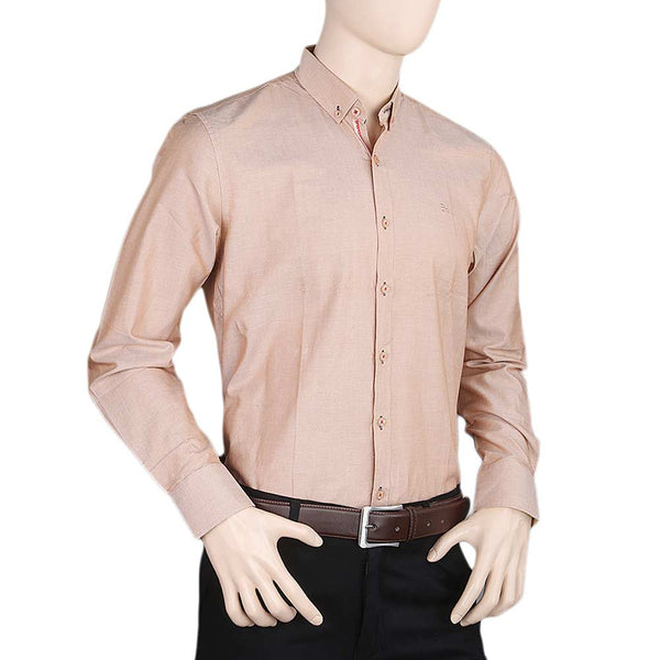 Men's Eminent Formal Shirt - Light Brown - test-store-for-chase-value