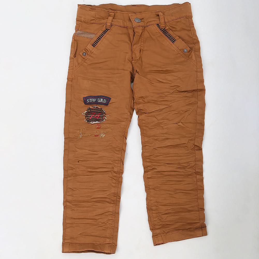 Boys Cotton Pant - Brown, Kids, Boys Pants, Chase Value, Chase Value